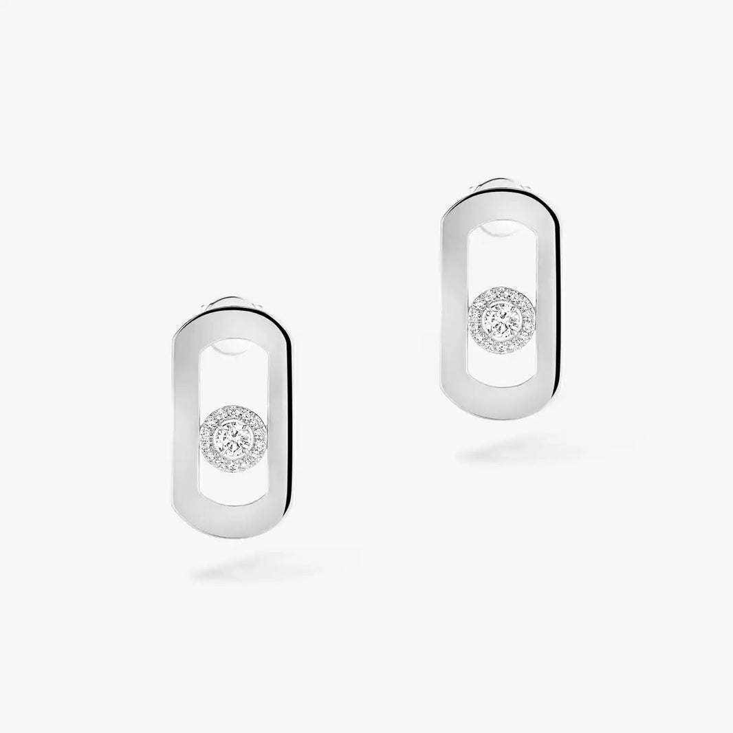 [Luxe Jewelry]So Move Diamond Earrings in Yellow Gold