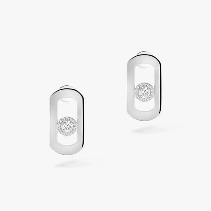 [Luxe Jewelry]So Move Diamond Earrings in Yellow Gold