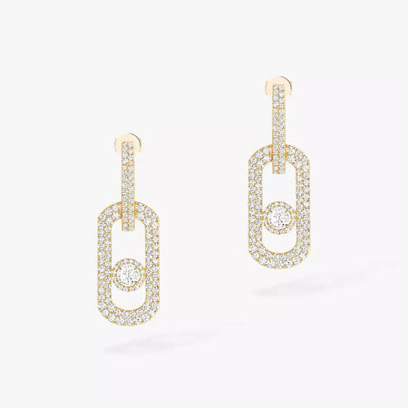 [Luxe Jewelry]So Move XL Pave_-Set Diamond Pendant Earrings
