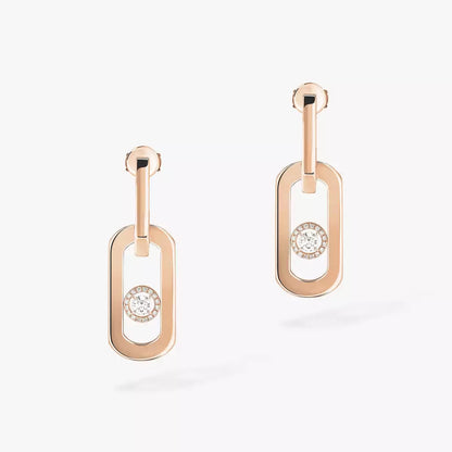 [Luxe Jewelry] So Move XL Diamond Hoop Earring