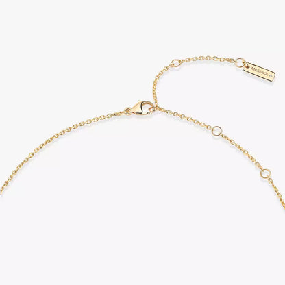 [Luxe Jewelry]Lucky Eye Diamond Necklace in Rose Gold and Turquoise
