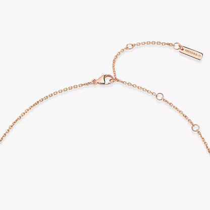 [Luxe Jewelry]Lucky Eye Diamond Necklace in Rose Gold and Turquoise