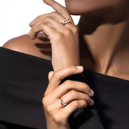 [Luxe Jewelry] MoveGold Diamond Ring