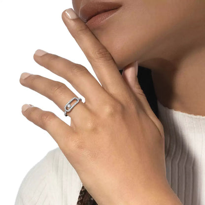 [Luxe Jewelry]Move Uno Diamond Ring in Gold