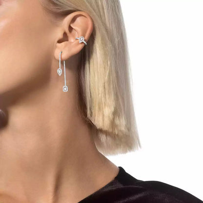 [Luxe Jewelry]Diamond Drop Earrings My Twin