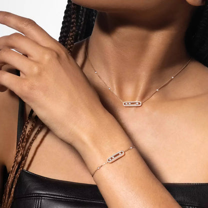 [Luxe Jewelry]Pavé Baby Move Diamond Bracelet