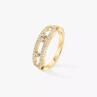 [Luxe Jewelry] Baby Move Gold Diamond Pave_ Ring