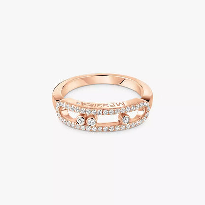 [Luxe Jewelry] Baby Move Gold Diamond Pave_ Ring