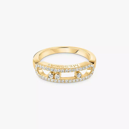 [Luxe Jewelry] Baby Move Gold Diamond Pave_ Ring