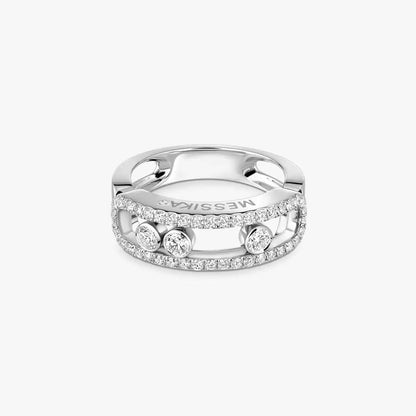 [Luxe Jewelry] Move Gold Diamond Pave_ Ring