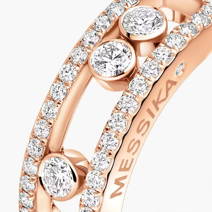 [Luxe Jewelry] Move Gold Diamond Pave_ Ring