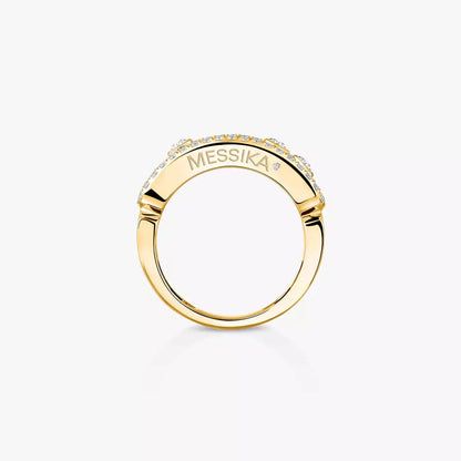 [Luxe Jewelry] Move Gold Diamond Pave_ Ring