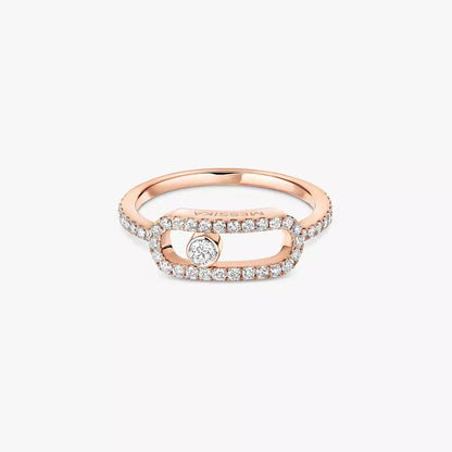[Luxe Jewelry]Move Uno Diamond Ring in Gold