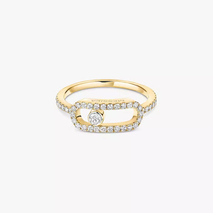 [Luxe Jewelry]Move Uno Diamond Ring in Gold