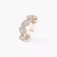 [Luxe Jewelry]Diamond Wedding Ring My Twin