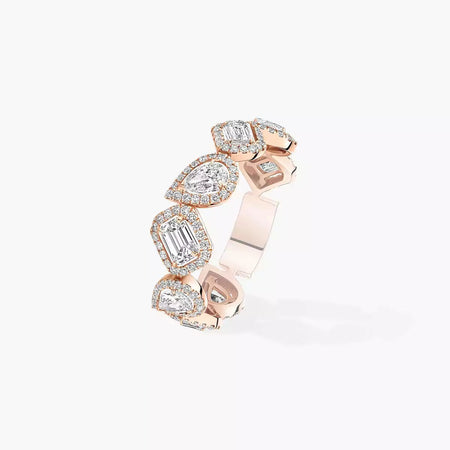 [Luxe Jewelry]Diamond Wedding Ring My Twin