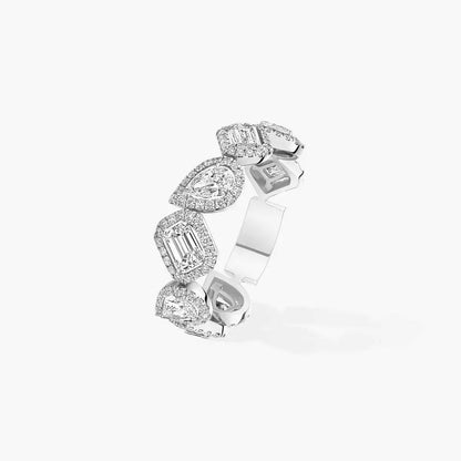 [Luxe Jewelry]Diamond Wedding Ring My Twin