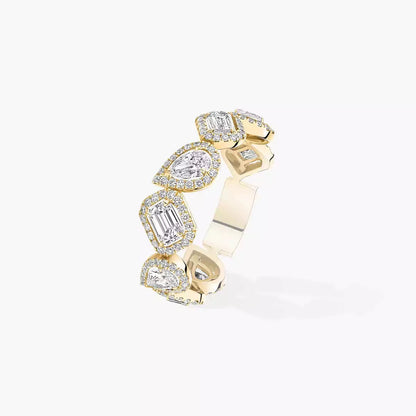 [Luxe Jewelry]Diamond Wedding Ring My Twin
