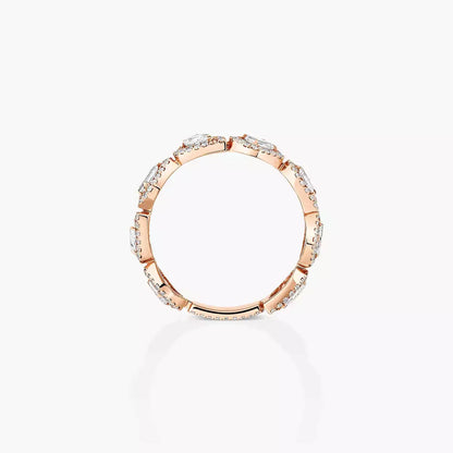 [Luxe Jewelry]Diamond Wedding Ring My Twin