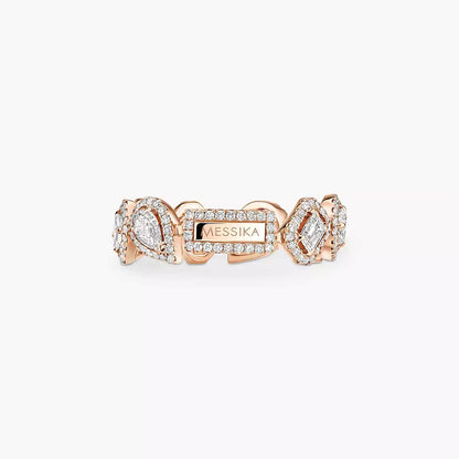 [Luxe Jewelry]Diamond Wedding Ring My Twin