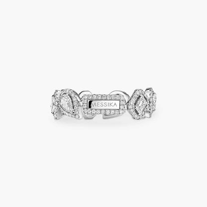 [Luxe Jewelry]Diamond Wedding Ring My Twin