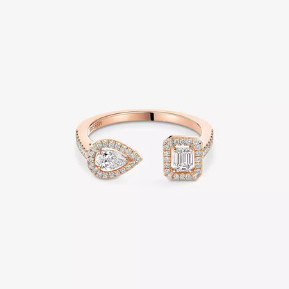 [Luxe Jewelry]My Twin Toi Gold Diamond Ring