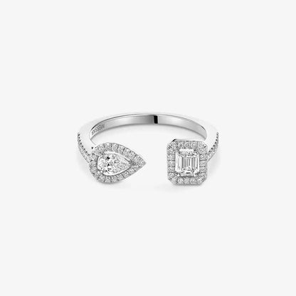 [Luxe Jewelry]My Twin Toi Gold Diamond Ring
