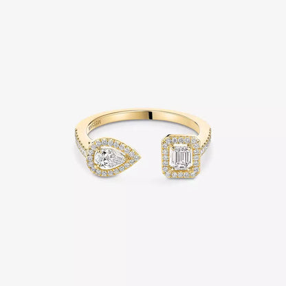 [Luxe Jewelry]My Twin Toi Gold Diamond Ring