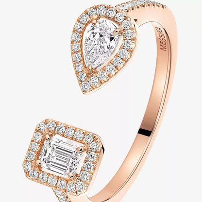 [Luxe Jewelry]My Twin Toi Gold Diamond Ring
