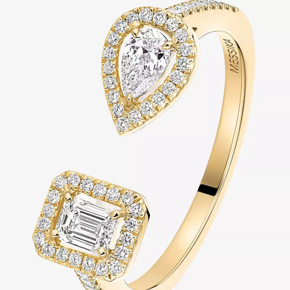 [Luxe Jewelry]My Twin Toi Gold Diamond Ring