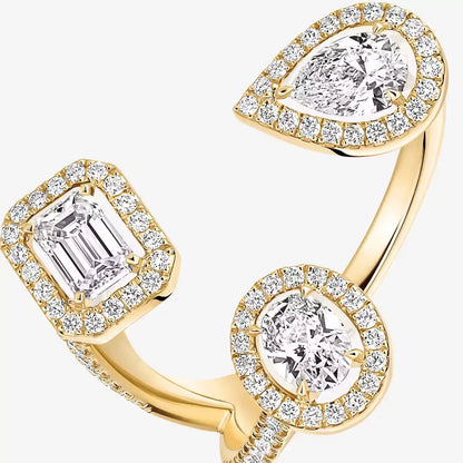 [[Luxe Jewelry] Diamond Ring 0,25ct My Twin Trilogy