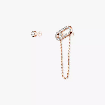 [Luxe Jewelry]Move Uno Diamond Earrings