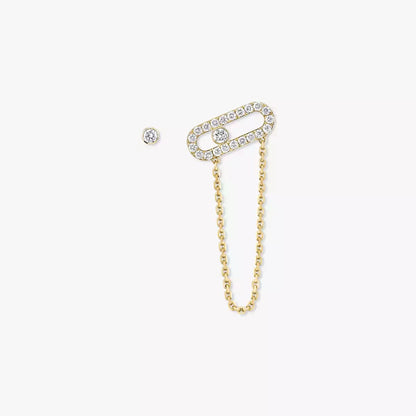 [Luxe Jewelry]Move Uno Diamond Earrings