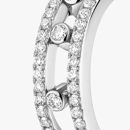 [Luxe Jewelry]Diamond Pave_ Hoop Earrings Move