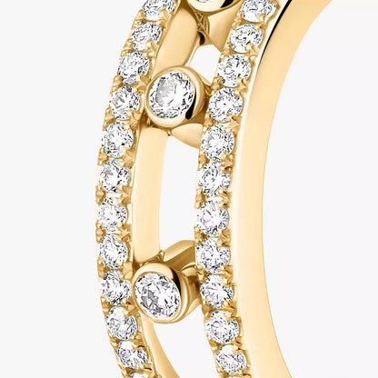 [Luxe Jewelry]Diamond Pave_ Hoop Earrings Move