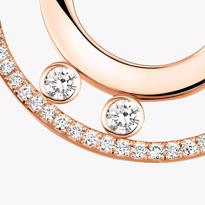[Luxe Jewelry]Move Romane Small Diamond Hoop Earrings