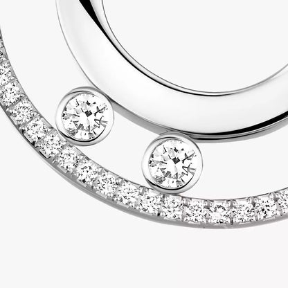 [Luxe Jewelry]Move Romane Small Diamond Hoop Earrings