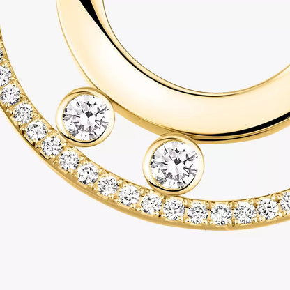[Luxe Jewelry]Move Romane Small Diamond Hoop Earrings