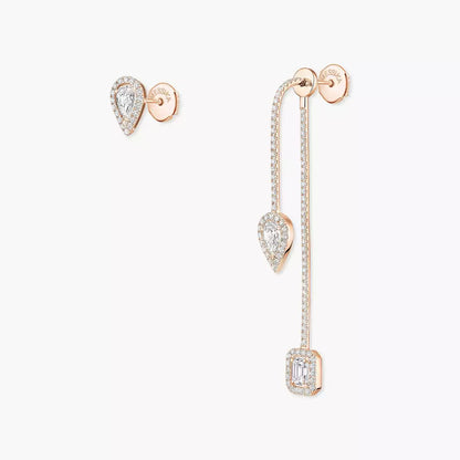 [Luxe Jewelry]Diamond Drop Earrings My Twin