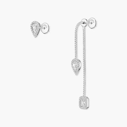 [Luxe Jewelry]Diamond Drop Earrings My Twin