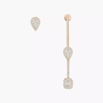 [Luxe Jewelry]Diamond Drop Earrings My Twin