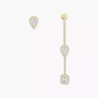 [Luxe Jewelry]Diamond Drop Earrings My Twin