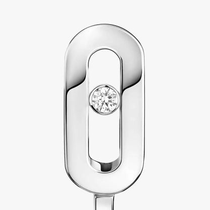 [Luxe Jewelry]Diamond Mini Hoop Earrings Move Classique