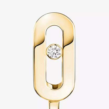 [Luxe Jewelry]Diamond Mini Hoop Earrings Move Classique