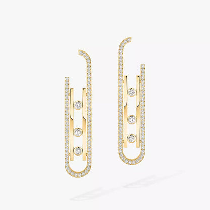 [Luxe Jewelry]Diamond Pendant Earrings Move 10Th