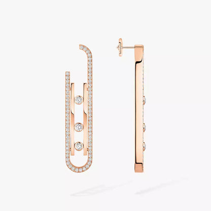 [Luxe Jewelry]Diamond Pendant Earrings Move 10Th