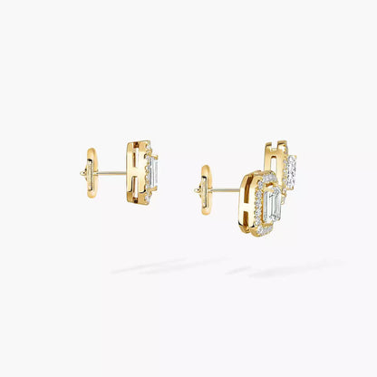 [Luxe Jewelry]Diamond Earrings 0,10ct My Twin 1+2