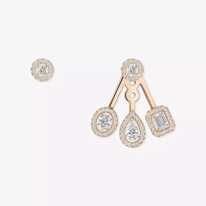 [Luxe Jewelry] My Twin Trio  Diamond Earrings