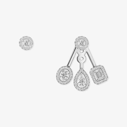 [Luxe Jewelry] My Twin Trio  Diamond Earrings