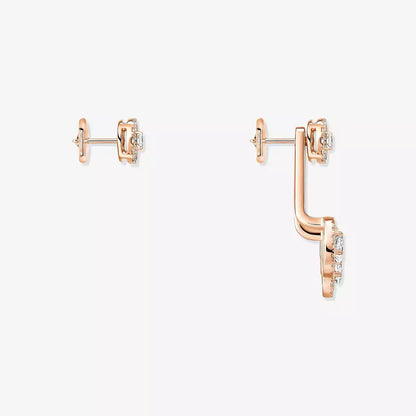 [Luxe Jewelry] My Twin Trio  Diamond Earrings